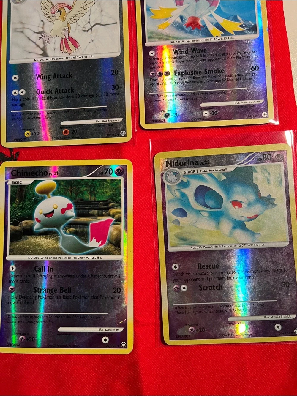 Pokemon Trading Cards Vintage Holo & Reverse Holo Lot
